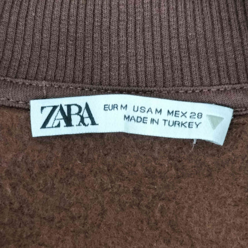 ザラ ZARA JAMAICA ZIPPERED SWEATSHIRT レディース import:M