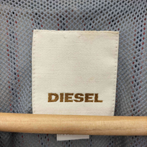 ディーゼル DIESEL 裏地メッシュ ドットストライプ クロップド シングルブレスト テーラードジャケット Y2K レディース import:XS