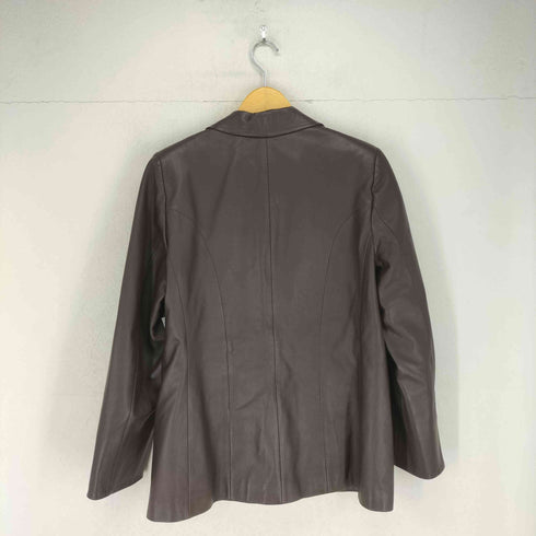 Kastoria カストリア レザーテーラードジャケット レディース EUR:46