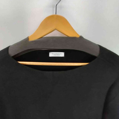 ビューティーアンドユースユナイテッドアローズ BEAUTY & YOUTH UNITED ARROWS BY 畦リブボートネックニット 手洗い可能 レディース FREE