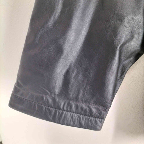 zenia カウレザーカーコート メンズ import:L