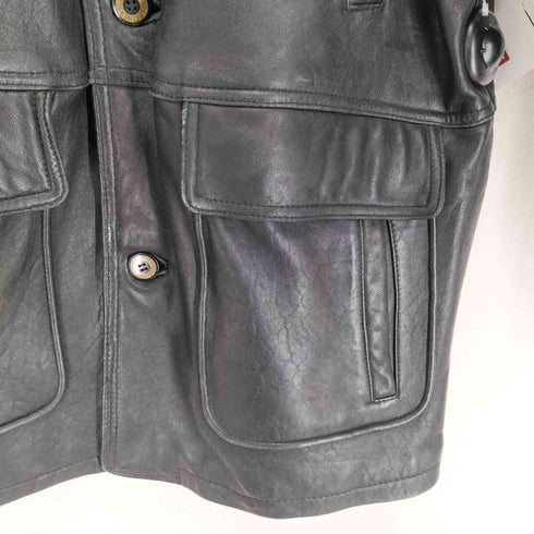 JOY MEABEL シープスキンレザーカーコート メンズ import:M