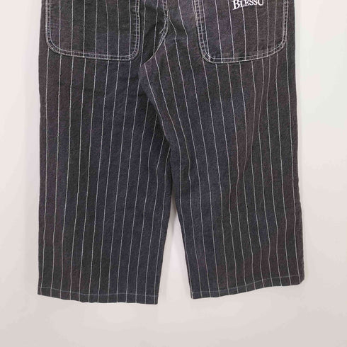 BLESS U BU STRIPE BAGGY DENIM PANTS ステッチ ストライプ デニムパンツ メンズ JPN:M