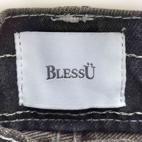 BLESS U BU STRIPE BAGGY DENIM PANTS ステッチ ストライプ デニムパンツ メンズ JPN:M
