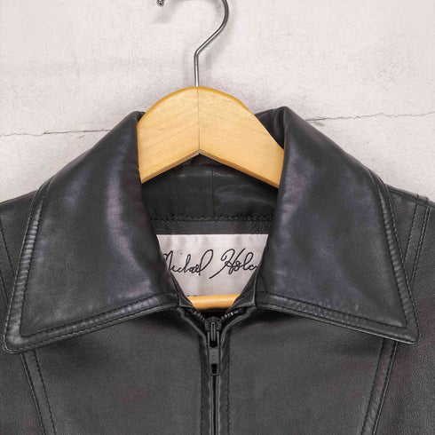 NORTH BEACH LEATHER 切替レザーブルゾン レディース US:4