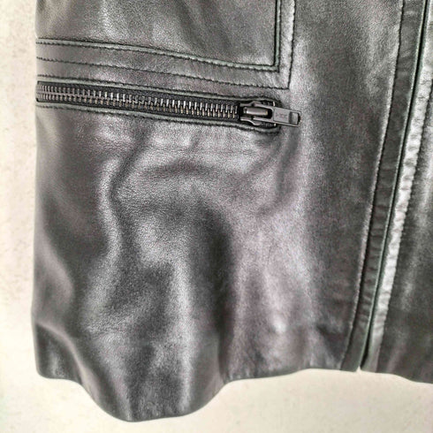 NORTH BEACH LEATHER 切替レザーブルゾン レディース US:4