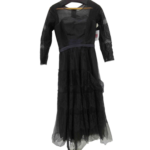 レースシアーティアードワンピース レディース