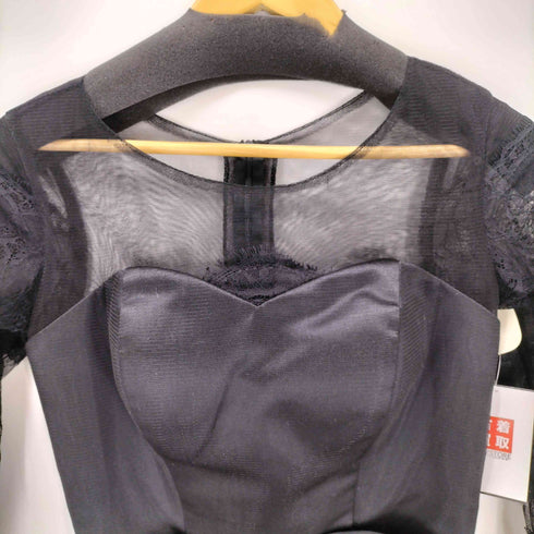 レースシアーティアードワンピース レディース