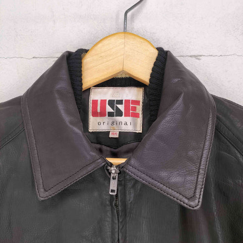 USE original レザーブルゾン メンズ 特大