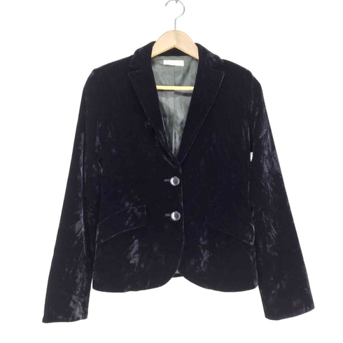 バーニーズニューヨーク BARNEYS NEWYORK 06AW 2Bベロアテーラードジャケット レディース 42