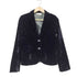 バーニーズニューヨーク BARNEYS NEWYORK 06AW 2Bベロアテーラードジャケット レディース 42