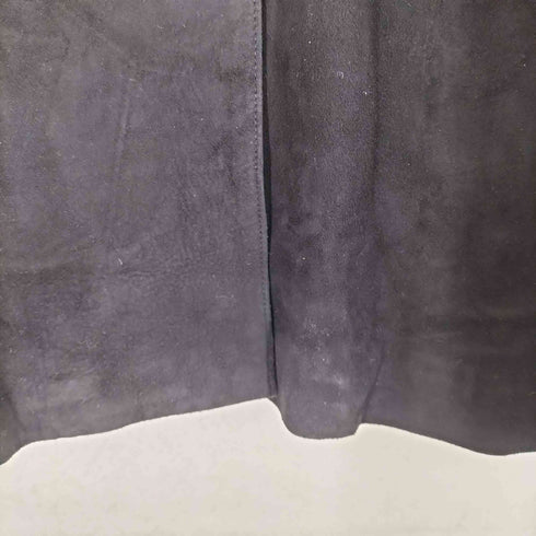 デザインスウェードレザーコート レディース