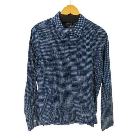 カバンドズッカ CABANE de ZUCCa ドット柄ピンタックシャツ メンズ JPN:M