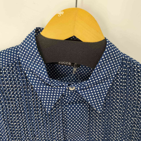 カバンドズッカ CABANE de ZUCCa ドット柄ピンタックシャツ メンズ JPN:M