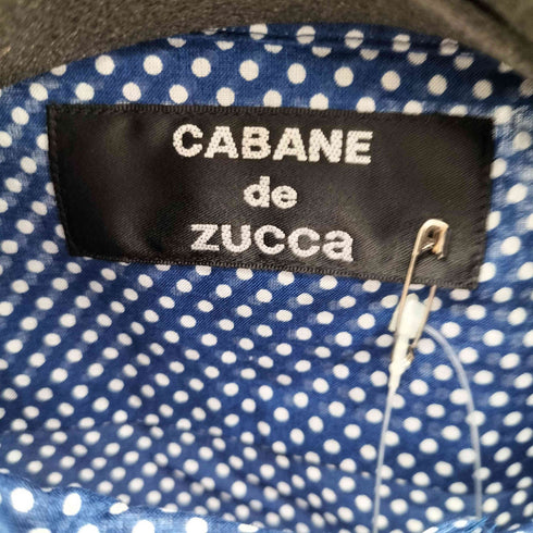 カバンドズッカ CABANE de ZUCCa ドット柄ピンタックシャツ メンズ JPN:M