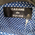 カバンドズッカ CABANE de ZUCCa ドット柄ピンタックシャツ メンズ JPN:M