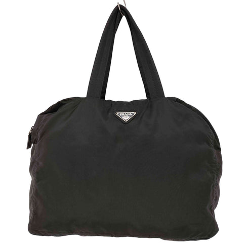 プラダ PRADA 00S 三角プレート テスート ミニ ハンド バッグ レディース
