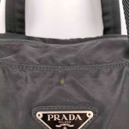 プラダ PRADA 00S 三角プレート テスート ミニ ハンド バッグ レディース