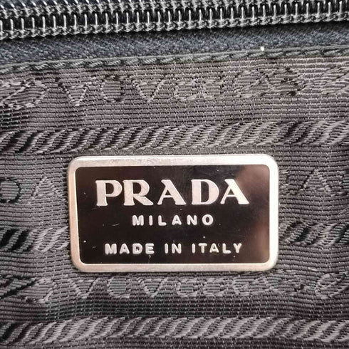 プラダ PRADA 00S 三角プレート テスート ミニ ハンド バッグ レディース