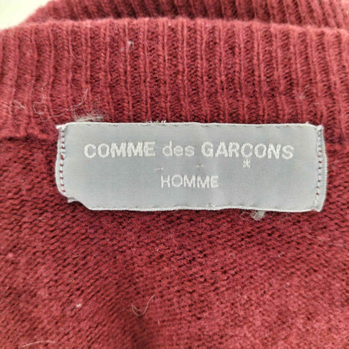 コムデギャルソンオム COMME des GARCONS HOMME AD1990 田中オム ナイロン紺 ウール プルオーバー ニット セーター メンズ