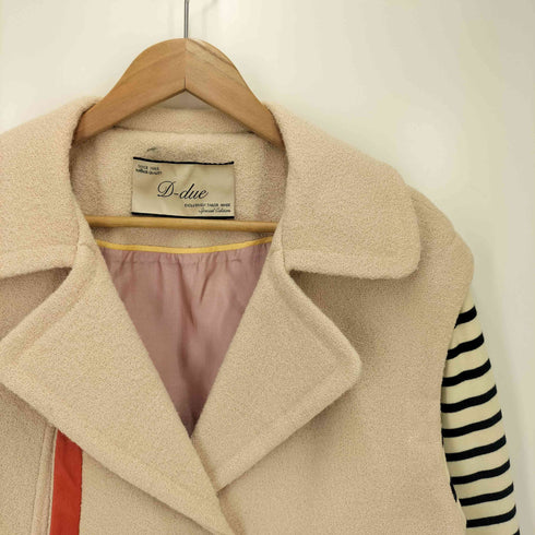 H.P France d-due 切り替え テーラードジャケット レディース