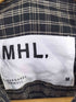 エムエイチエル MHL. COTTON LINEN CHECK 半袖チェックシャツ メンズ import:M
