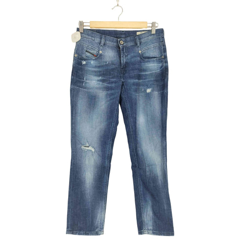 ディーゼル DIESEL Belthy-Ankle ダメージ加工デニムパンツ レディース US:25