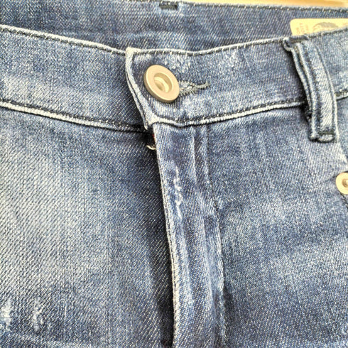 ディーゼル DIESEL Belthy-Ankle ダメージ加工デニムパンツ レディース US:25