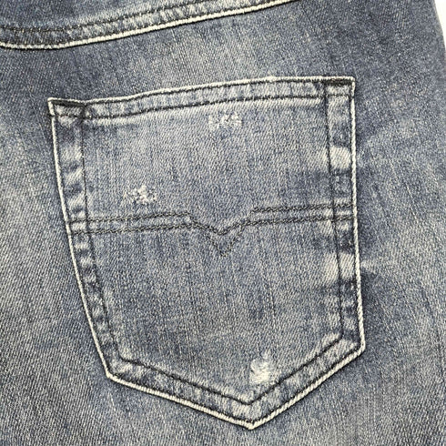 ディーゼル DIESEL Belthy-Ankle ダメージ加工デニムパンツ レディース US:25