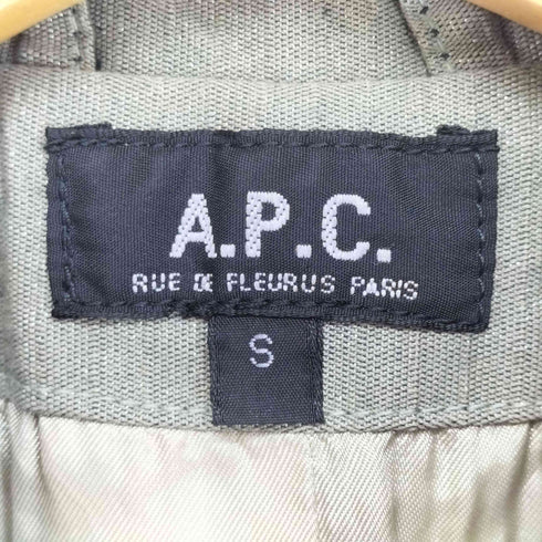 アーペーセー A.P.C. ラメヘリンボーンステンカラーコート メンズ JPN:S