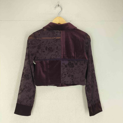 ケンゾー KENZO CLUB 90S ベロア切替ブラウス レディース JPN:38