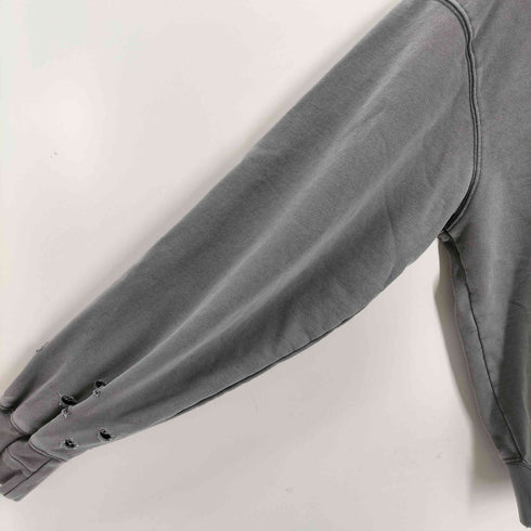 ノーマニュアル NOMANUAL DAMAGED HOODIE メンズ