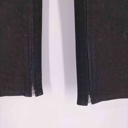 バジュラ bajra ラムレザー アシンメトリーパンツ 裾ジップ レディース JPN:M
