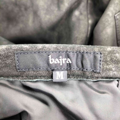 バジュラ bajra ラムレザー アシンメトリーパンツ 裾ジップ レディース JPN:M