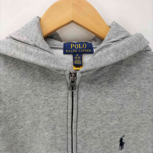 ポロラルフローレン POLO RALPH LAUREN ポニー刺繍 ジップアップ パーカー レディース M(10-12)