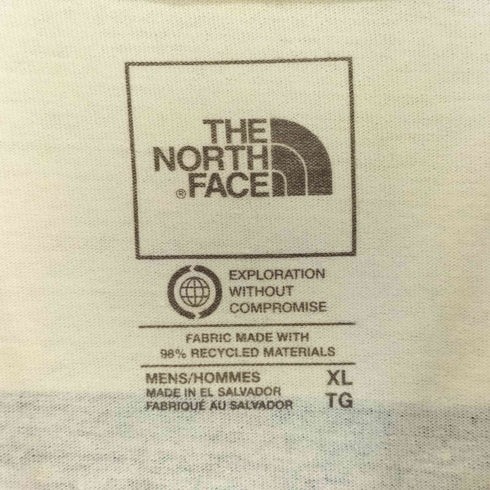 ザノースフェイス THE NORTH FACE MEN'S SHORT SLEEVE AXYS TEE WHITE メンズ import:XL
