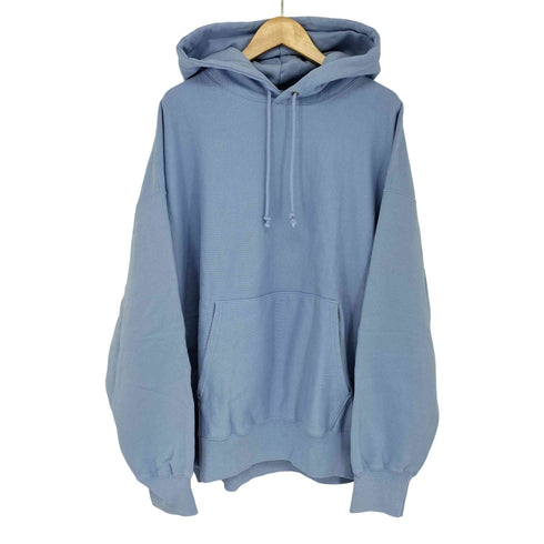 チャンピオン Champion ARENE REVERSE WEAVE PO HOOD WASHERD STALET BLUE メンズ import:L