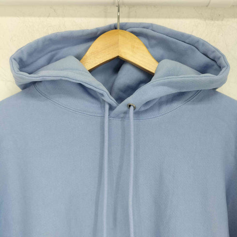 チャンピオン Champion ARENE REVERSE WEAVE PO HOOD WASHERD STALET BLUE メンズ import:L