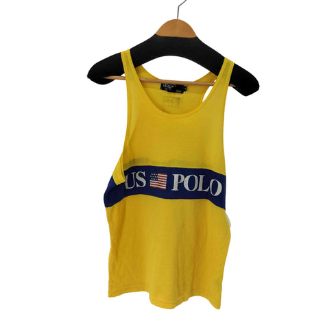 ポロバイラルフローレン Polo by RALPH LAUREN USA製 星条旗プリント タンクトップ メンズ import:S