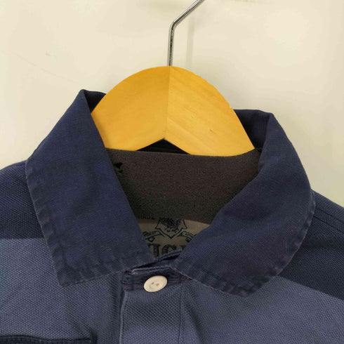 ラグビーラルフローレン Rugby Ralph Lauren エンブレム刺繍 ナンバリング ボーダーラガーシャツ メンズ JPN:S