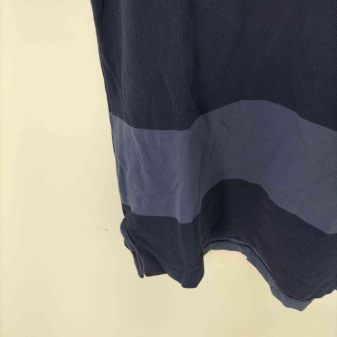 ラグビーラルフローレン Rugby Ralph Lauren エンブレム刺繍 ナンバリング ボーダーラガーシャツ メンズ JPN:S