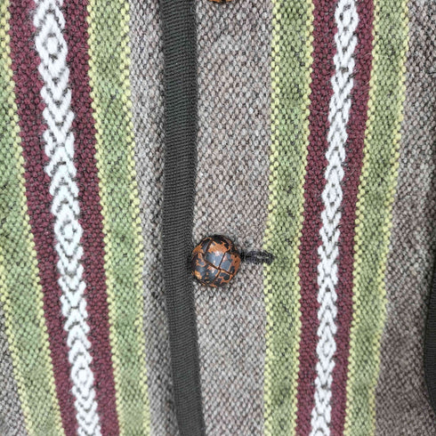 ニッチ niche. アルゼンチンラグストライプカーディガンジャケット メンズ JPN:L