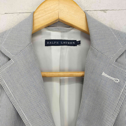 ラルフローレン RALPH LAUREN ピンストライプテーラードジャケット レディース JPN:7号