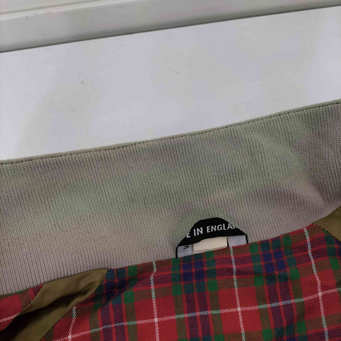バラクータ BARACUTA 70-80S 英国製 AEROジップ G9 裏地チェック スウィングトップ ハリントン ジャケット ブルゾン メンズ UK:38