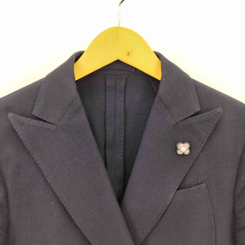 ラルディー二 LARDINI イタリア製 ダブルブレスト テーラードジャケット メンズ 46