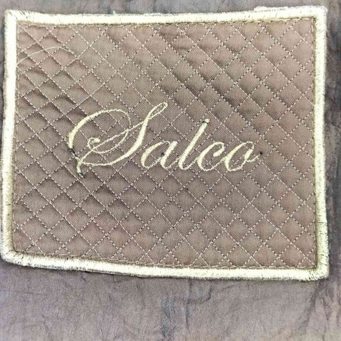salco イタリア製 ファー付き中綿ジャケット レディース