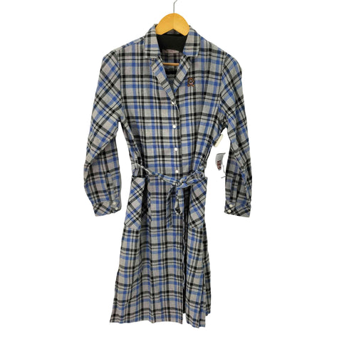 ヒステリックグラマー HYSTERIC GLAMOUR ヒスベア ワンポイント刺繍 ネルシャツ ワンピース レディース FREE