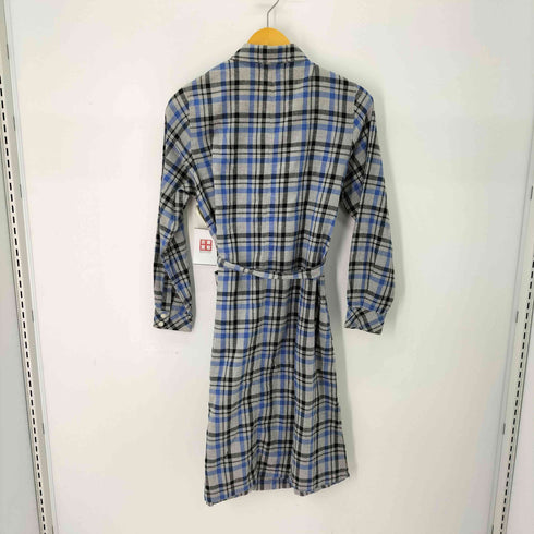 ヒステリックグラマー HYSTERIC GLAMOUR ヒスベア ワンポイント刺繍 ネルシャツ ワンピース レディース FREE