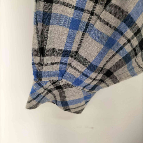 ヒステリックグラマー HYSTERIC GLAMOUR ヒスベア ワンポイント刺繍 ネルシャツ ワンピース レディース FREE