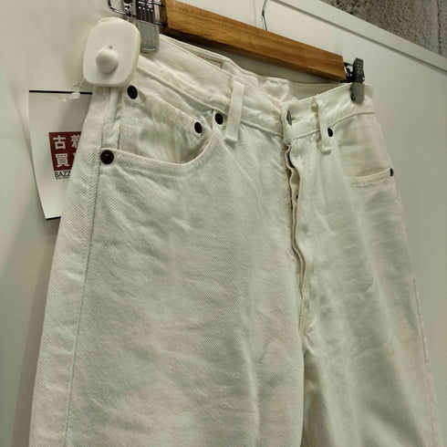 リーバイス Levis 90S USA製 FOR WOMEN 6501 ボタン裏 544 刻印 ボタンフライ ホワイト デニム パンツ 1995年製 レディース W:30 L:30